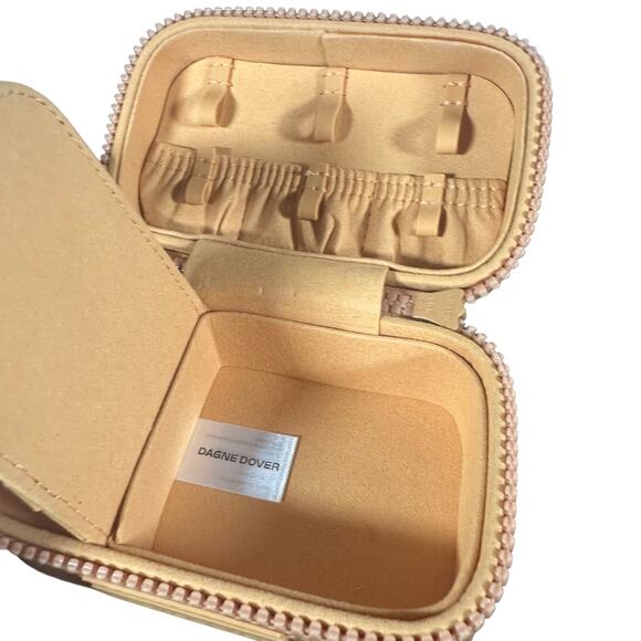 Dagne Dover Small Travel Case Women's Compact Organizer Peach Orange Neoprene - Picture 6 of 9
